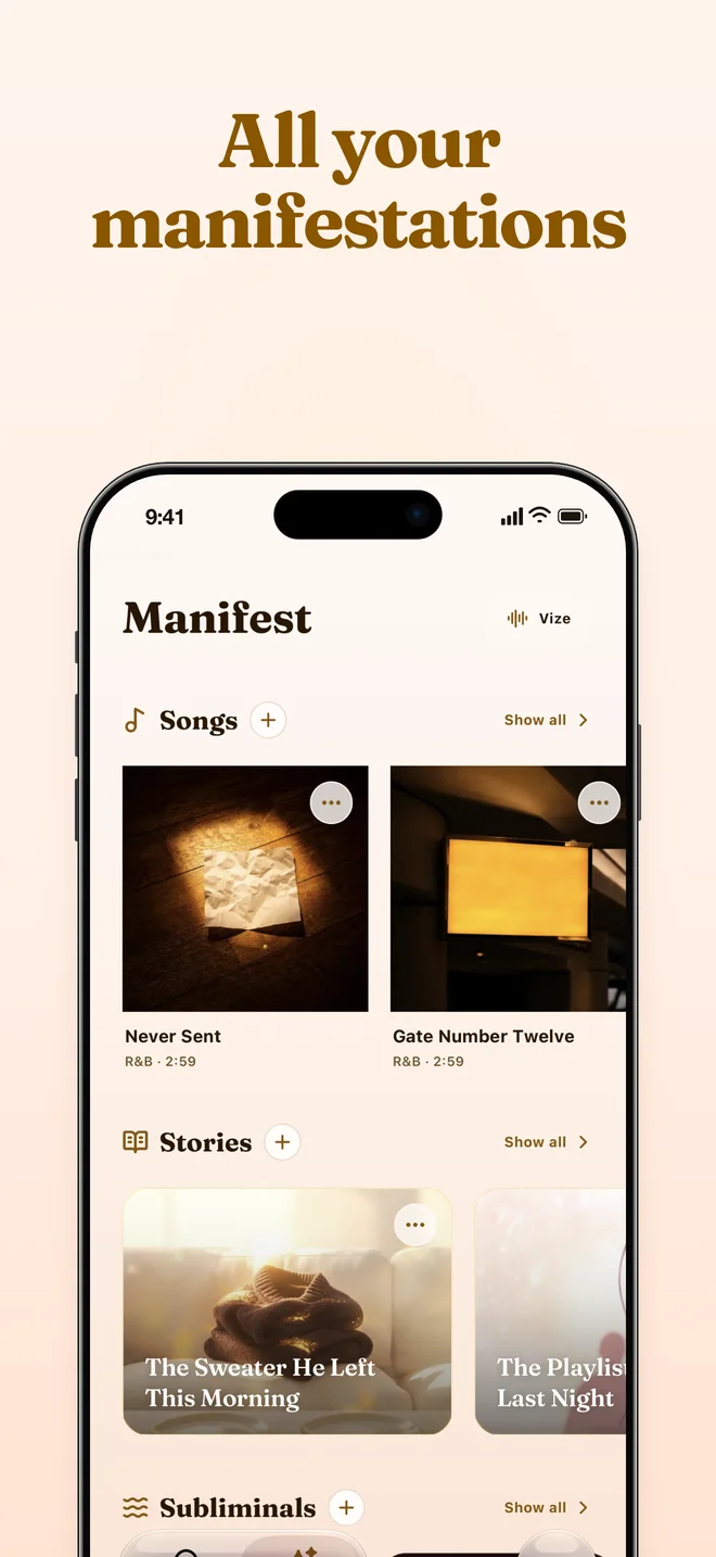 Vize 1.3.0 manifestation library preview